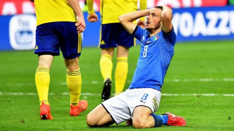 “Arrivederci Italia”: Suecia deja a la “Azzurra” sin Mundial por primera vez en 60 años
