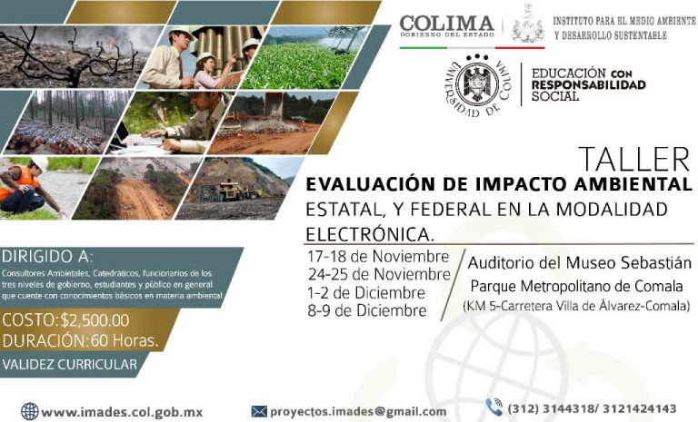 Invita Imades a Taller de Evaluación de Impacto Ambiental Estatal y Federal