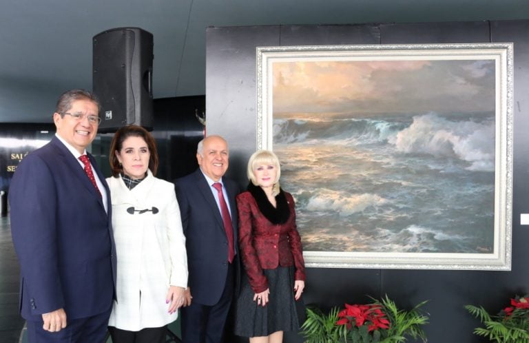 Inauguran paisajes de Colima, en el Senado de la República