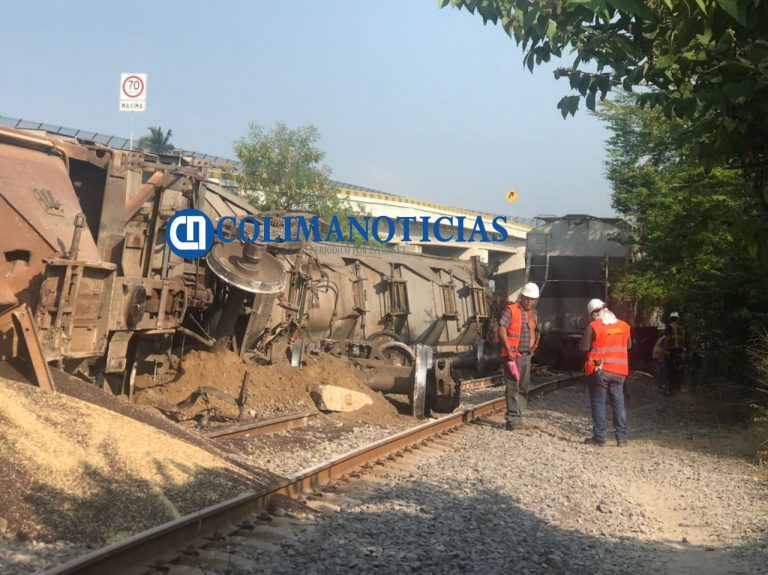 Se descarrila el tren en Campos; tres vagones volcaron