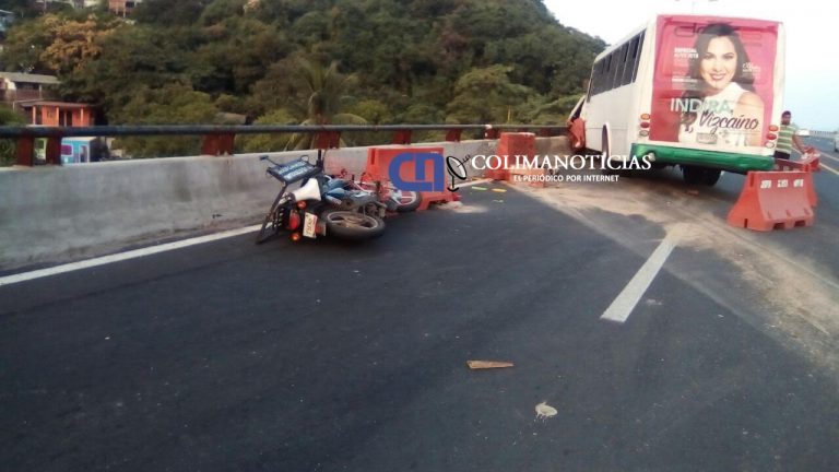 Urbano arrolla a bolillero en el puente de San Pedrito