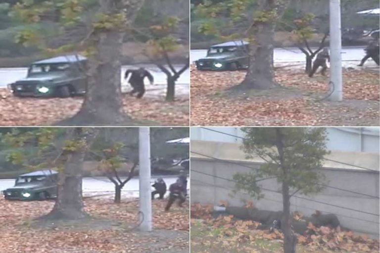 Video muestra dramática huida de un soldado desertor de Norcorea