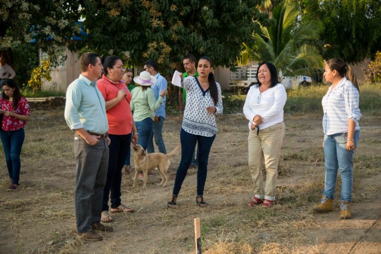 Supervisa Gaby Benavides obras en planta de tratamiento de aguas residuales
