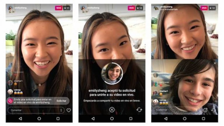 Descubre cómo puedes solicitar unirte a un video en vivo de Instagram