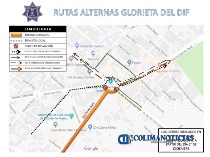 Vialidad Glorieta del DIF