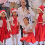 menores navidad festejo