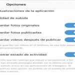última hora de conexión en Instagram