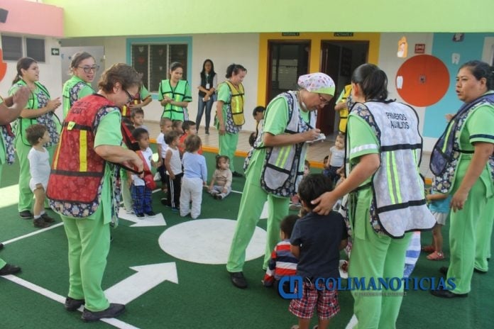 Realizan simulacros en Estancia Infantil_c