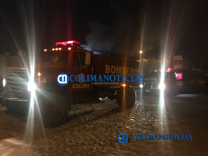 Reportan incendio en la colonia La Guadalupe de Colima