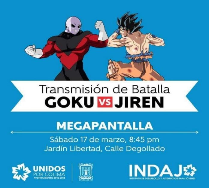 ayto de colima dragon ball super