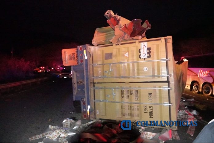contenedor accidente