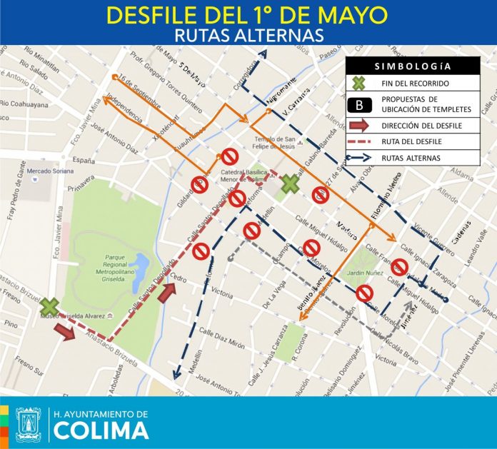 croquis 1 de mayo colima
