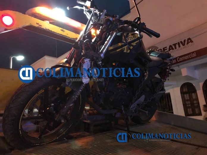 Motociclista lesionado en fuerte encontronazo