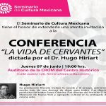 Conferencia magistral “La Vida de Cervantes”