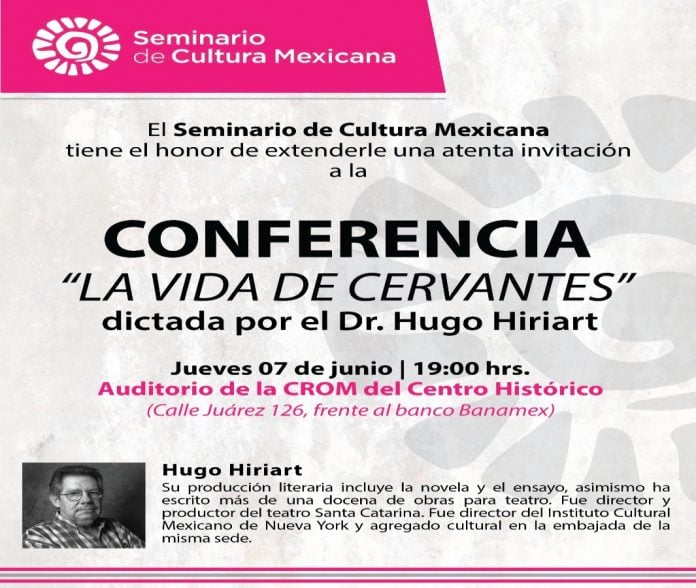 Conferencia magistral “La Vida de Cervantes”