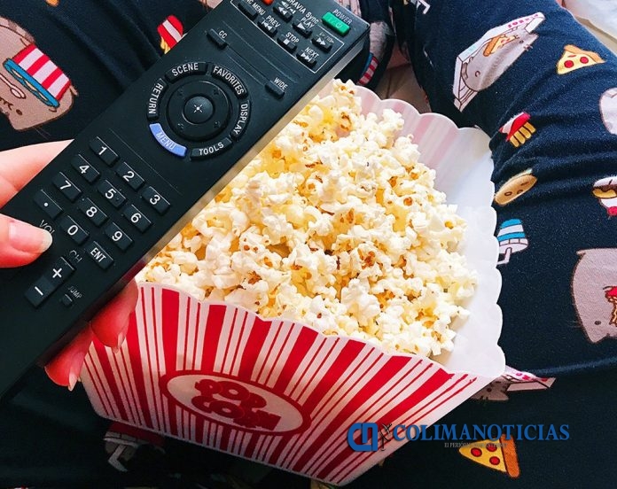 palomitas noche de pelicula
