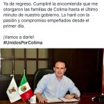 REGRESA insua al ayto de colima