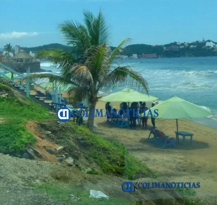 Rescatan a turista de ser arrastrado por el mar