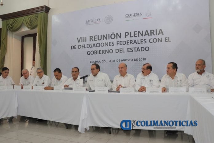 sesión plenaria de Delegaciones federales