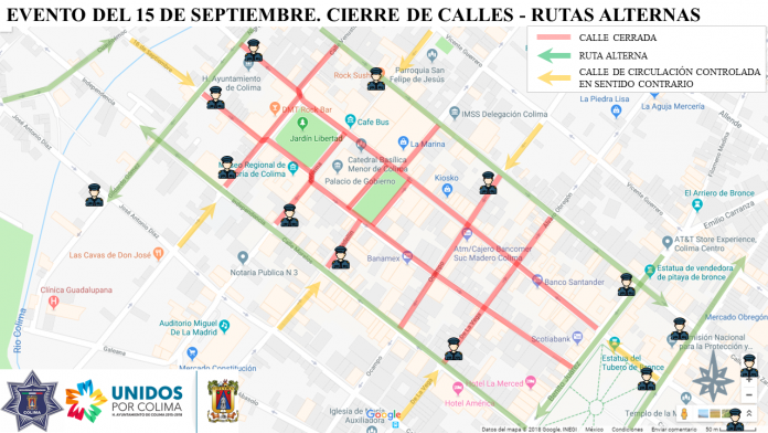1Evento del 15 de Septiembre_Cierre de calles - rutas alternas (1)