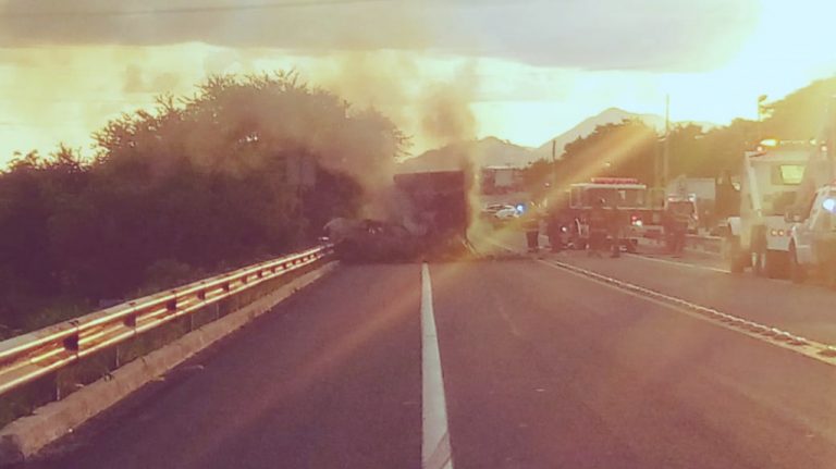 Un muerto, en trágico accidente sobre el Libramiento de El Naranjo