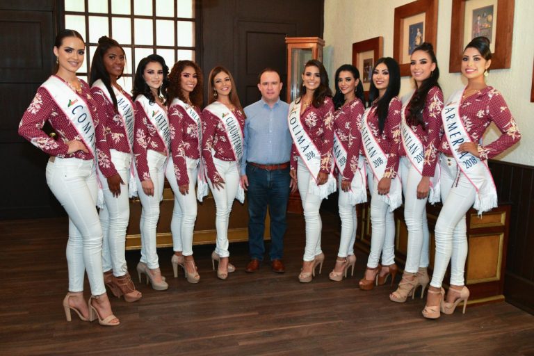 Candidatas a Reina de la Feria visitan la capital del estado