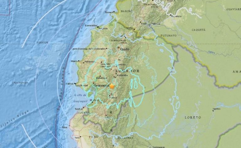 Heridos y casas dañadas en Ecuador por sismo