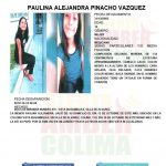 alerta amber Paulina Alejandra Pinacho