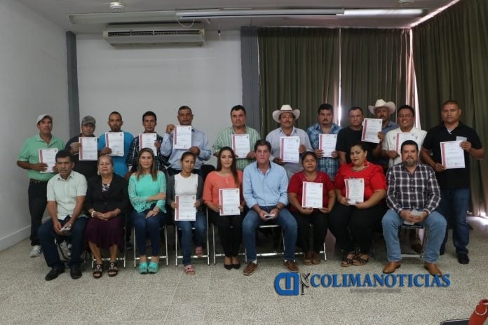 nuevas autoridades auxiliares en Tecomán