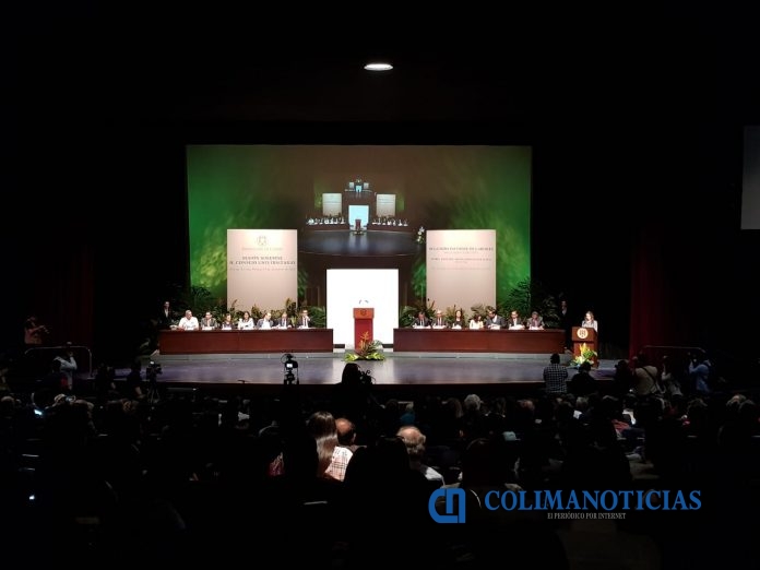 rector de la Universidad de Colima informe