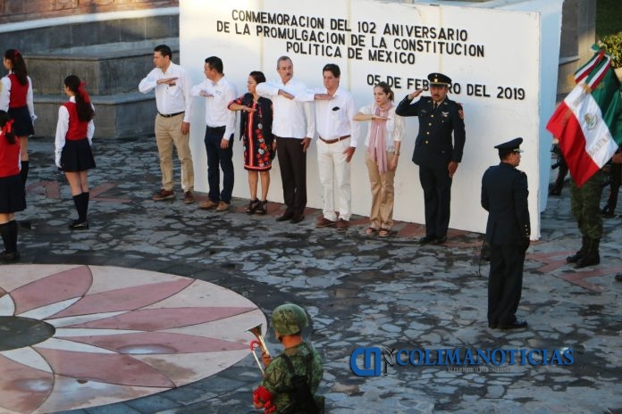 CEREMONIA EN TECOMAN 5 de febrero