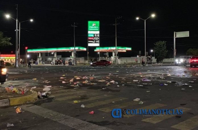 Fernando Barragán basura despues de las cabalgatas