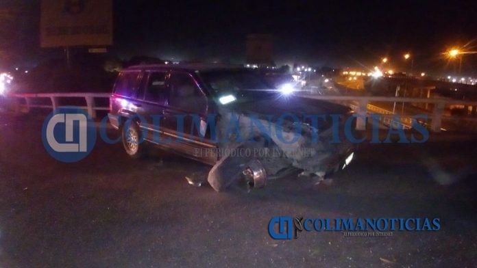 Fuerte choque en puente del Valle de las Garzas