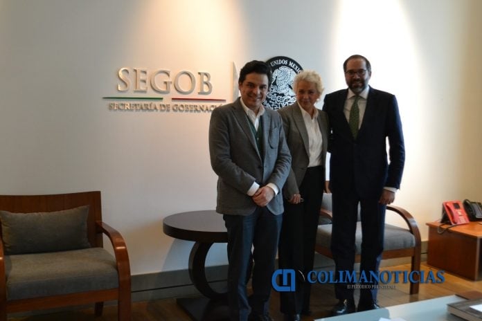 Gobernador presenta a SEGOB Agenda Colima