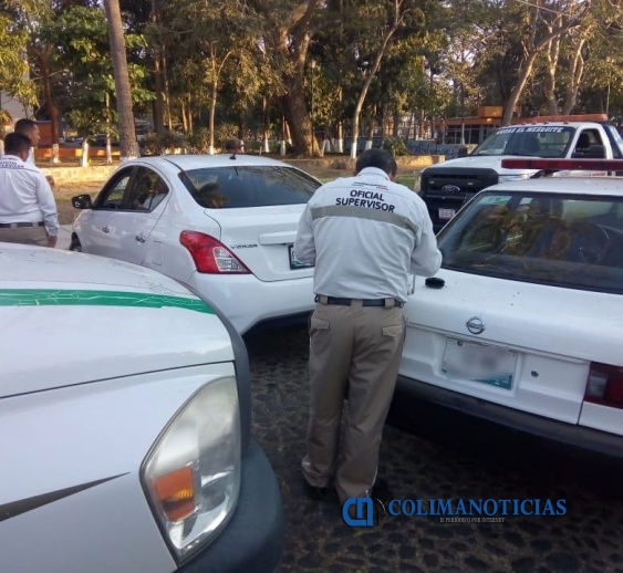 Movilidad detenidos por uso de taxi