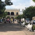 turistas recorren centro