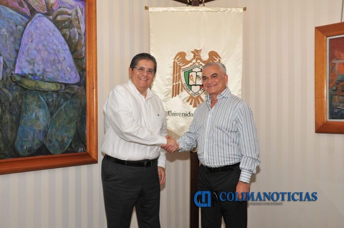 Rector José Eduardo Hernández y Rafael Briceño PRINCIPAL