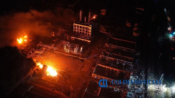 explosión en planta química en China