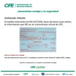 Advierte SSP sobre falso documento de CFE