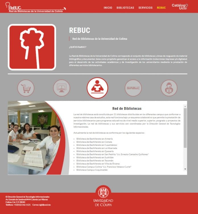 Presentan nuevo sitio de red de Biliotecas UdeC