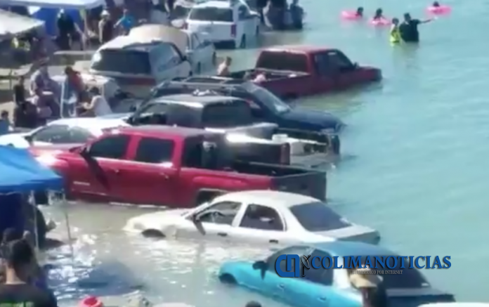 marea sorprende vacacionistas
