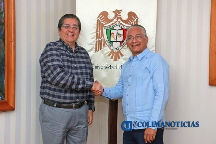Rector José Eduardo Hernández y Julio Ignacio Martínez, delegado del INAH_PRINCIPAL