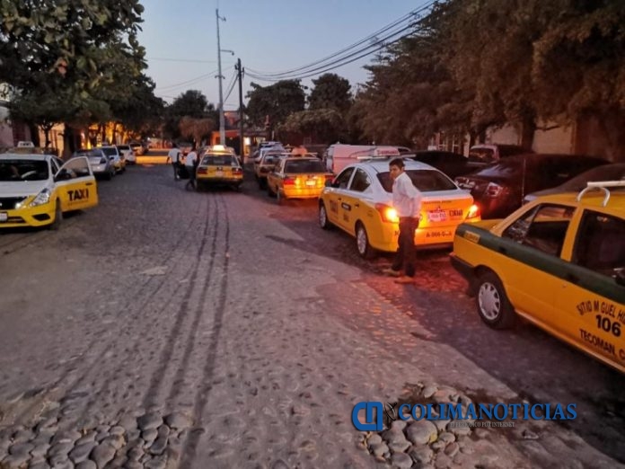 taxistas se manifiestan