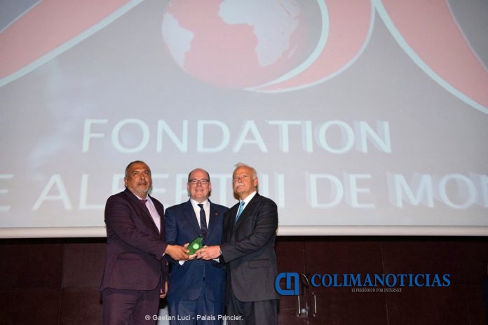 Andrés García, Alberto de Mónaco y Bradford Lister_Premio a la Biodiversidad