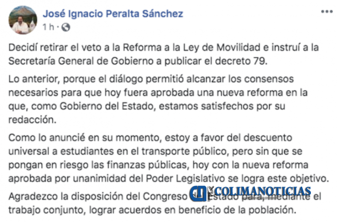 Ley de Movilidad - Nacho FB