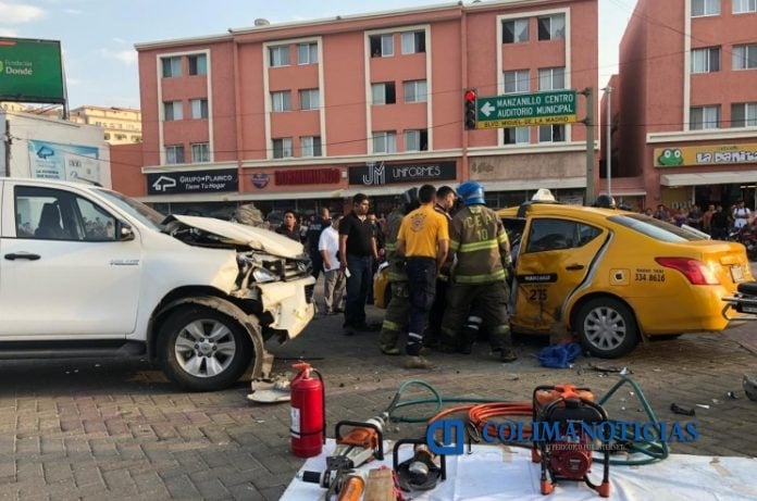 accidente taxi