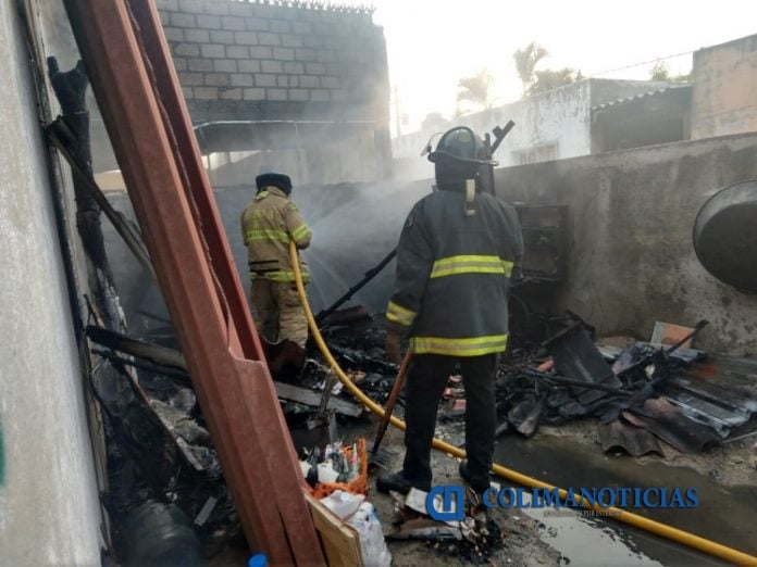 incendio casa - bomberos