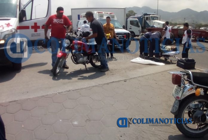 Motociclista a urgencias