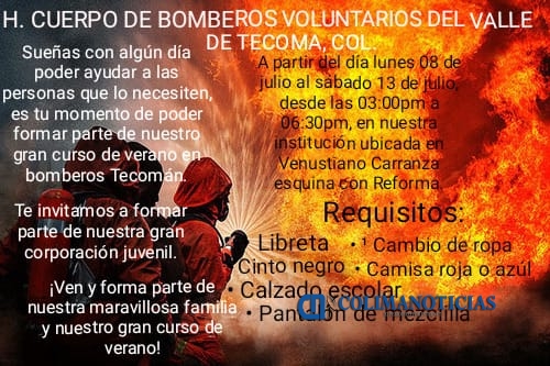 cursos de bomberos en tecoman
