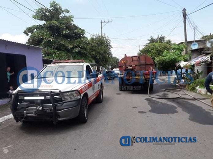 Reportan incendio en la colonia Jardines del Sol